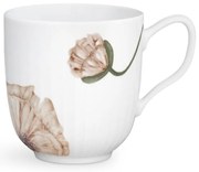 Бяла порцеланова чаша Poppy, 330 ml Hammershøi - Kähler Design