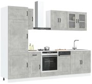 3314795 vidaXL Комплект кухненски шкафове от 8 части Kalmar, инженерно дърво