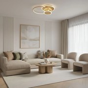 Плафон APP1711-C Brush Gold LED
