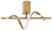 LED осветително тяло за таван златно ø 7 cm Likma – Opviq lights