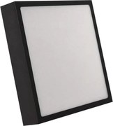 LED Плафон LED/21W/230V 3000/3500/4000K 22,5x22,5 см черен