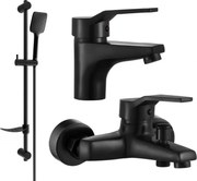 Mexen Caro DF62 комплект за вана, черен - 746603DF62-70