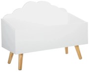Детски скрин за съхранение atmosphera Cloud MDF - Бял