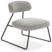 Черно-бяло кресло Elon – Marckeric