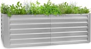 Blumfeldt High Grow Straight, повдигната леха, 200 х 60 х 100 см, 1200 л, стомана