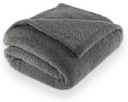 Сиво одеяло от микроплюш 150x200 cm Cocoon – Tiseco Home Studio