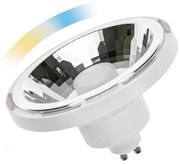 LED Димируема крушка AR111 GU10/10W/230V 3000-6500K Wi-Fi Tuya 30° бял