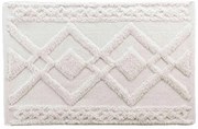 Бял килим за баня 50x80 cm Gladis – douceur d'intérieur