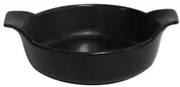 Horecano - Керамична тавичка кръг dia черна 15x5,5см (1508)