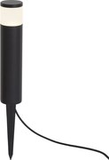 Модерна външна лампа за стълб 12V черна вкл. LED IP65 - Voltaire Palo
