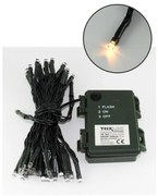 LED Екстериорни Коледни лампички 50xLED/2 функции 5,4м IP44 топло бели