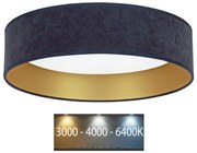 Brilagi - LED Плафон VELVET LED/24W/230V 3000/4000/6400K син/златист