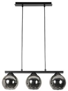 Пендел ТРИО, черен/сив, 3xE27