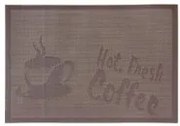 Подложка за хранене Hot Fresh Coffee 45x30см кафява (0193654) - Horecano