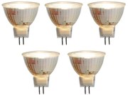 Комплект от 5 LED крушки GU5.3 MR16 5W 420lm 2700K 12V