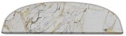 Бели килимчета за стълби в комплект от 16 части 20x65 cm Marble Art - Vitaus