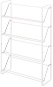 Бяла метална рамка за стойка за обувки - YAMAZAKI