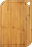 Дъска за рязане Rosberg R51635CL, 38x27 см, Двустранна, Бамбук, Кафяв