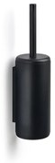 Черна метална четка за тоалетна, монтирана на стената Rim - Zone