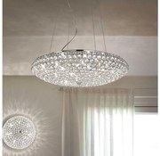 Ideal Lux - LED Кристален пендел KING 12xG9/3W/230V Ø 65 см хром