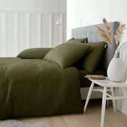 Двойно фланелено спално бельо в цвят каки 200x200 cm Brushed – Catherine Lansfield