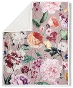 Бежово двустранно одеяло , 130 x 160 cm Fiori - Descanso