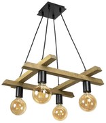 Полилей ПОРТО, орех, 4xE27