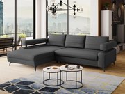 Ъглов диван Rosa-Сиво-Ляво