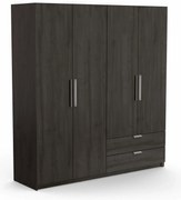 Гардероб 4-врати Glorious-Венге