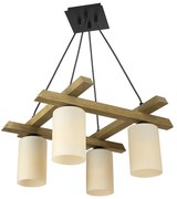 Полилей ПОРТО G, орех, 4xE27