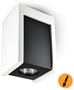 Таванна Точково осветително тяло LINDO NERO 1xGU10/25W/230V