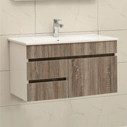 Конзолен PVC шкаф ICP 8146 с умивалник, 81x47x45.5см