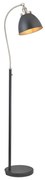 Endon 98753 - Подова лампа FRANKLIN 1xE27/10W/230V матов хром/антрацит