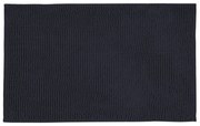 Тъмносин текстилен килим за баня 50x80 cm Chenille – Allstar
