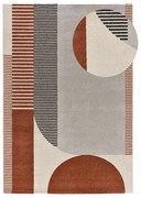 Килим в червен сив цвят 160x230 cm Gaia – Universal