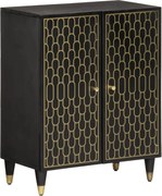 358322 vidaXL Страничен шкаф 60x33x75 см манго масивно дърво