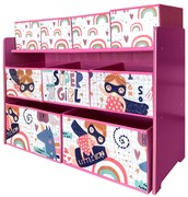 GINGER HOME Органайзер/етажерка 3 нива SUPER GIRL