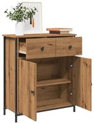 857471 vidaXL Сайдборд, дъб артизан, 70x30x80 см, инженерно дърво