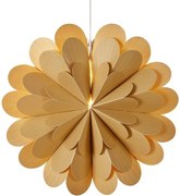 Висяща светлинна декорация с коледен мотив в златисто ø 45 cm Maravilla - Markslöjd