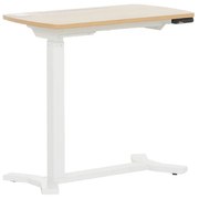 Подвижна регулируема маса за лаптоп Carmen CR-025 - бук / бял
