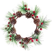Коледен венец ø 10 cm Acebo - Casa Selección
