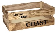 Дървена касетка 31x21x12см бежова COAST CN-(181156-1M) - Horecano