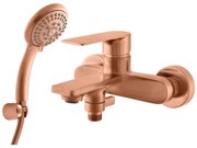 RAV Slezák NL154.5/1ZRK - комплект за вана със смесител NIL с четкано покритие в розово-златист цвят