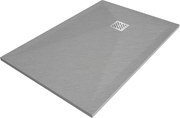 Mexen Stone+ ректикулиран композитен душ кабина 120 x 100 см, сив-бетон - 44611012