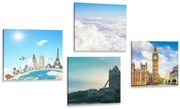 Комплект картини – Пътуване до Лондон
