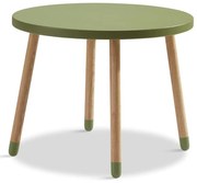 Зелена детска маса , ø 60 cm Dots - Flexa