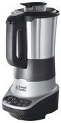 Блендер за супа с нагревател Russell Hobbs Soup & Blend 21480-56, 1200W, 1.75L, 8 програми, Звук, Поддържане на топлина, Черен/инокс