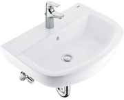 Мивка за баня BauFlow + смесител Bau Ceramic, 39644000, Grohe, снежно бяло
