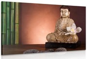 Картина на платно – Медитиращ Буда