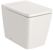 Тоалетна чиния Roca SQUARE - A347537650, долепена до стената, двойно оттичане, 36x56x40см